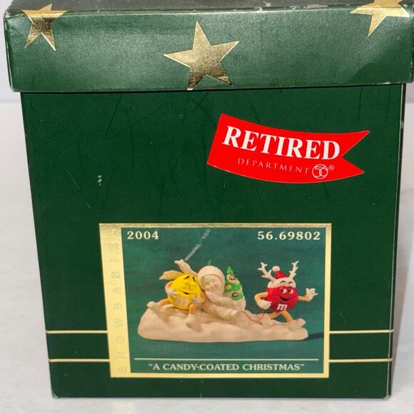 Department 56 Snowbabies M&M's "A Candy-Coated Christmas" - The Guest Collection - Picture 4 of 11